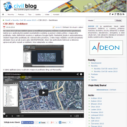 Civil 3D 2015 - Geolokace
