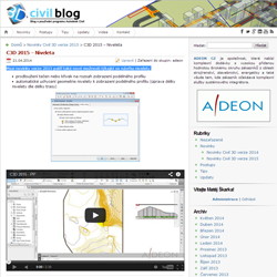 Civil 3D 2015 - Nivelety