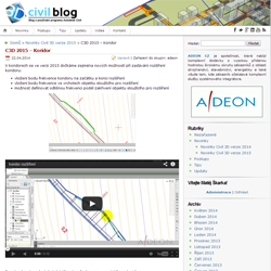 Civil 3D 2015 - Koridor