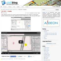 Civil 3D 2015 - Popisky