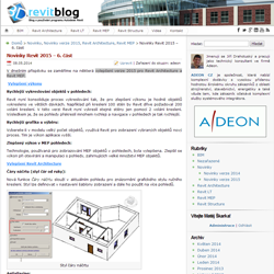 Autodesk Revit 2015 - Novinky 6.část