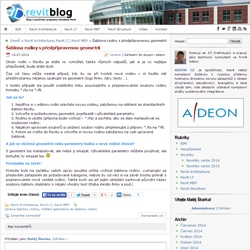 Autodesk Revit - Šablona rodiny