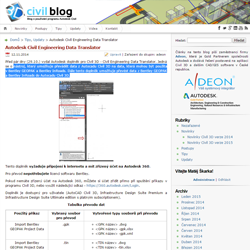 Autodesk Civil Engineering Data Translator