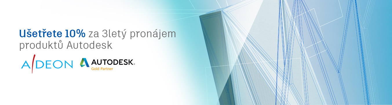 Autodesk 10 procent sleva na 3 roky