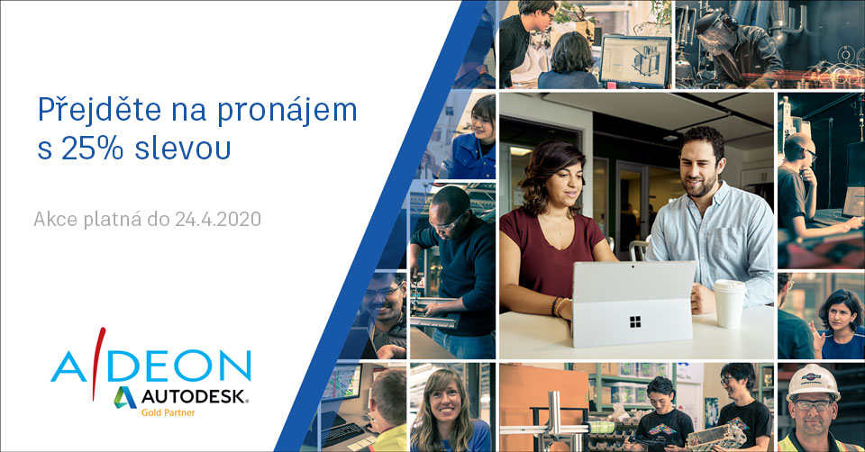 Autodesk pevna licence prechod na pronajem