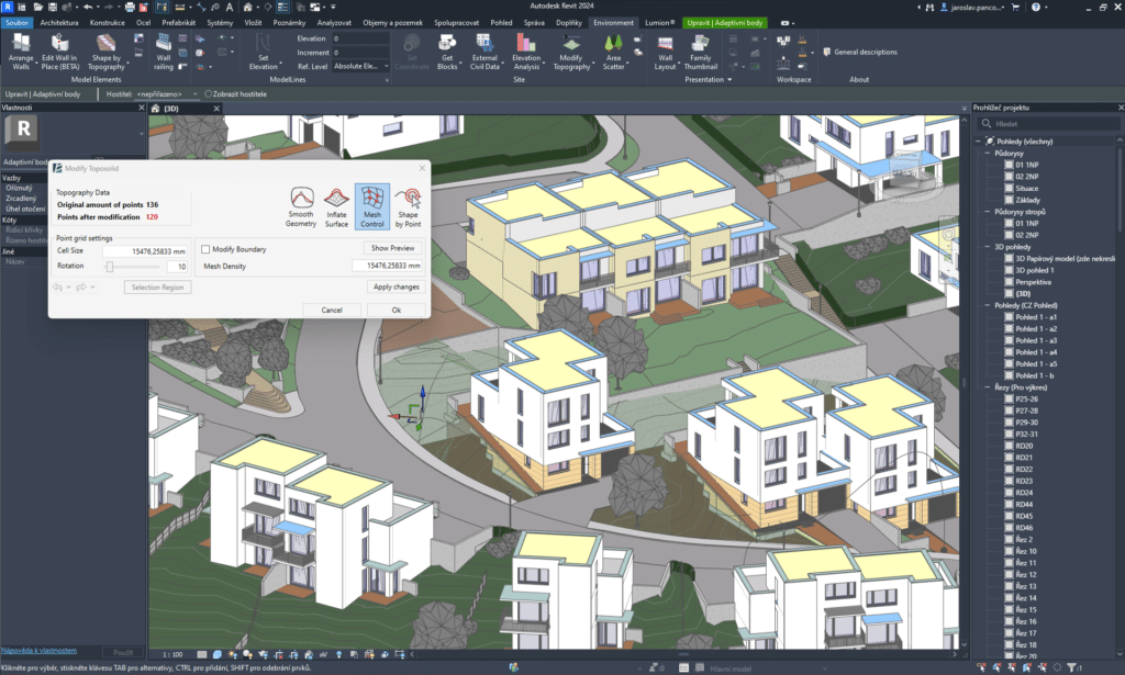 Environment for Revit v prostředí Autodesk Revit