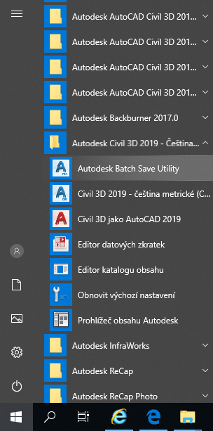 Civil Batch save utility