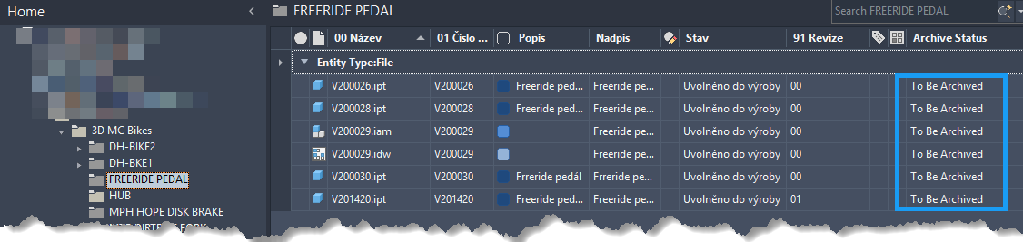 Archivace dat v prostředí Vault