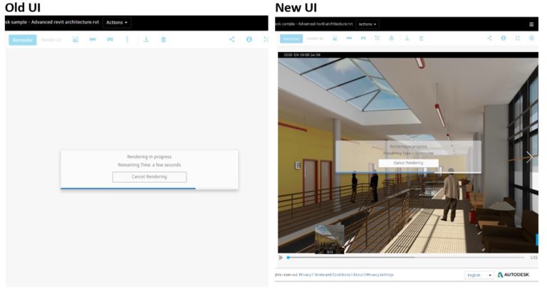 Autodesk cloud render zobrazení