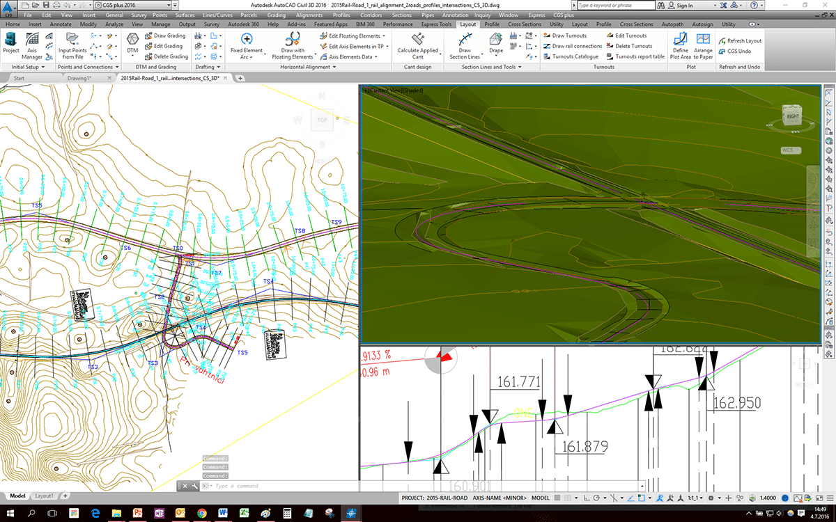 Ferrovia-grading