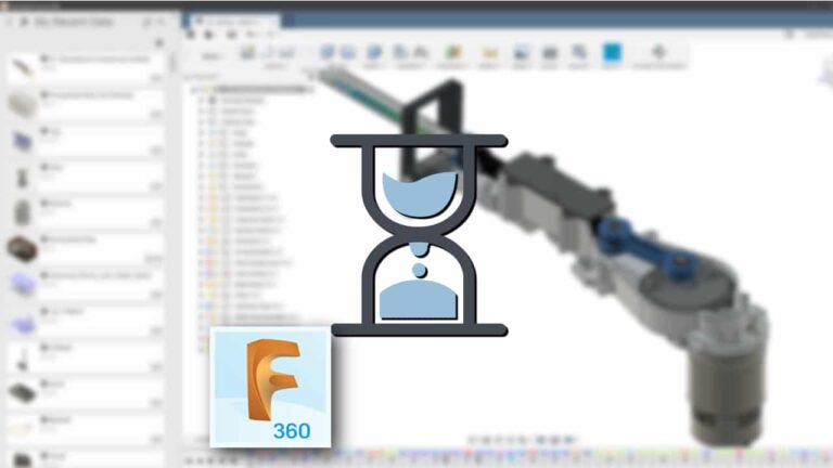 Fusion 360 casova osa