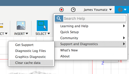 Fusion 360 vymazat offline cache data