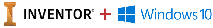 Inventor a Windows 10 logo
