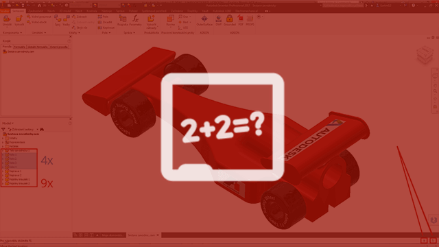 Inventor-assembly-number-of-parts