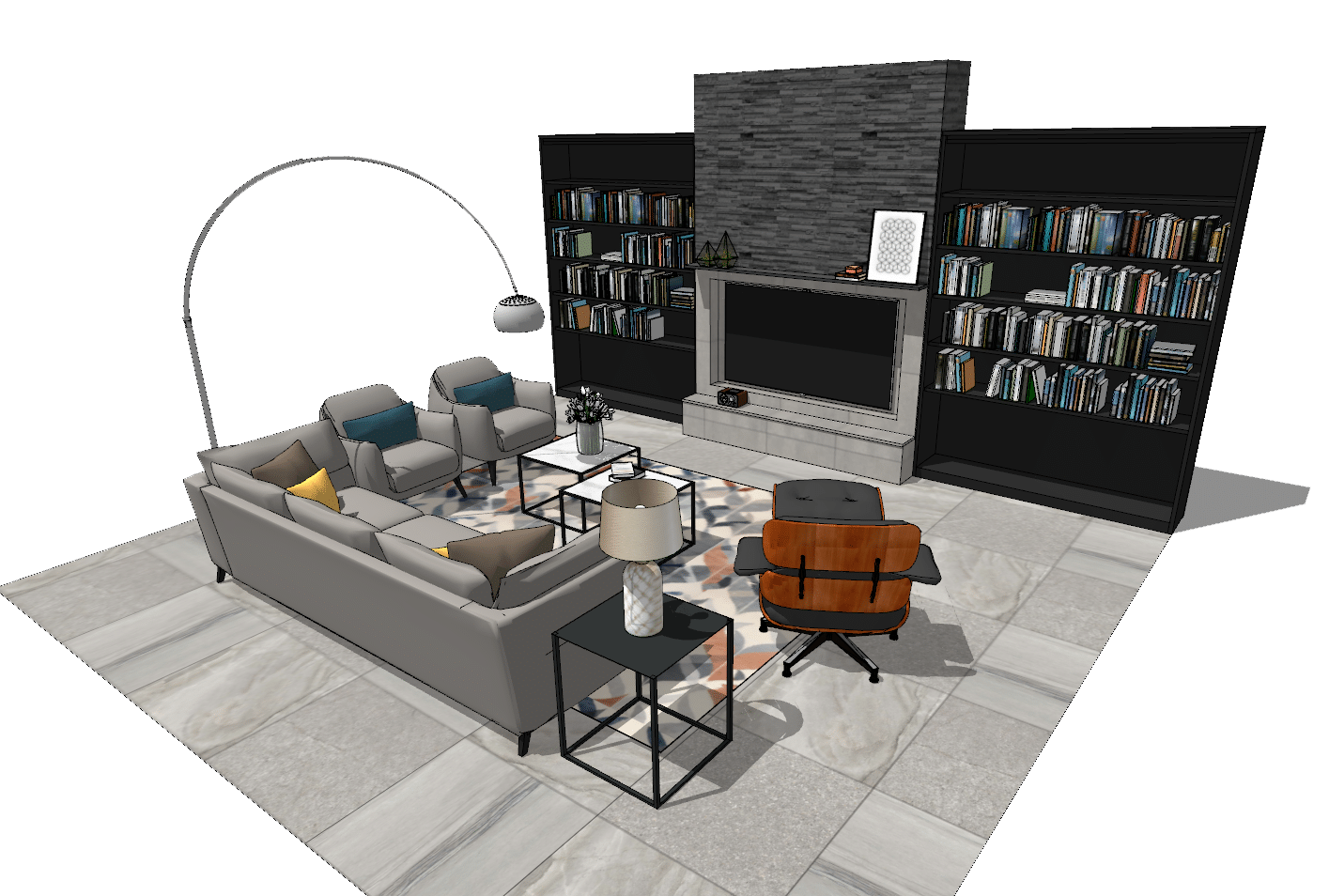Model ve Sketchupu