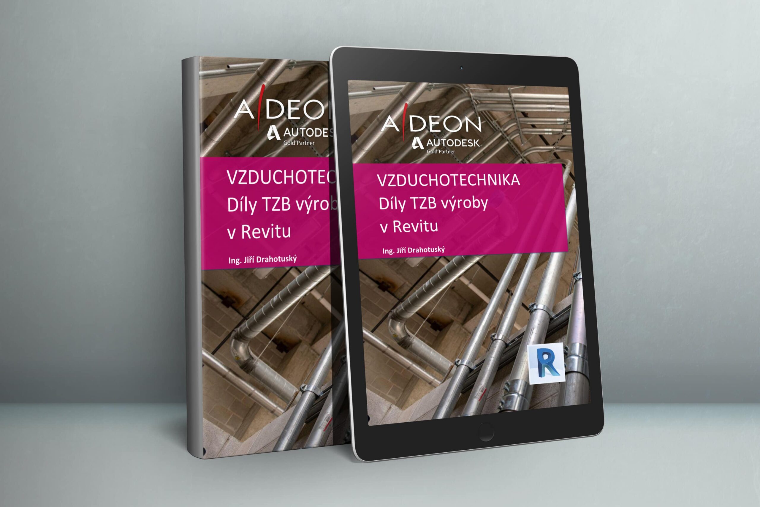 Revit ebook kniha díly TZB vzduchotechnika