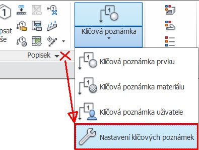 Klíčové poznámky