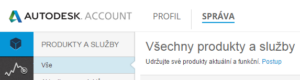 Sprava-Autodesk-Account
