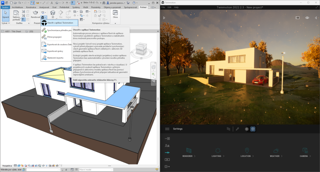 Twinmotion pro Revit 2023